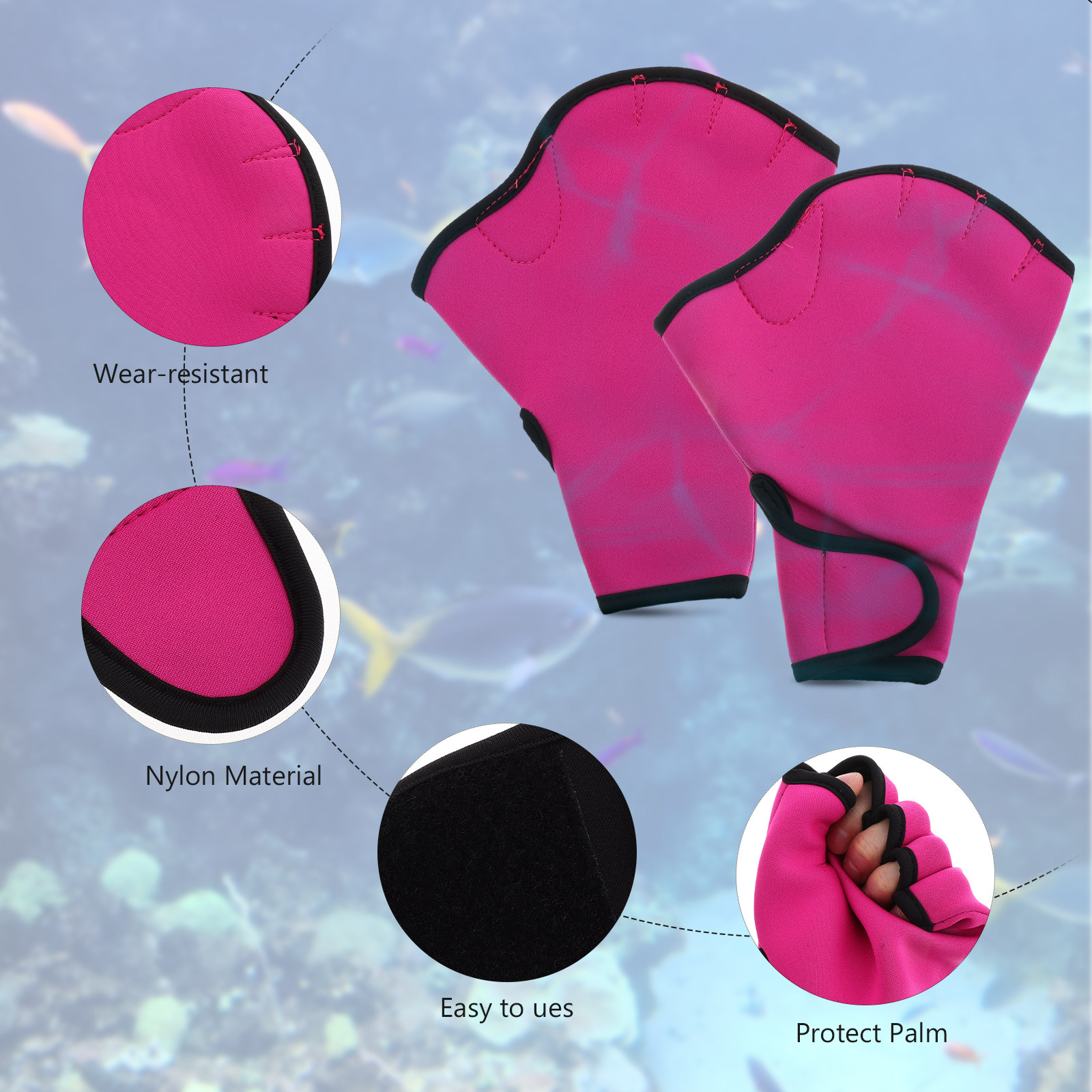 1Pair Swim Training Gloves Nyl - Aquatic Sports And Scuba recension och pris