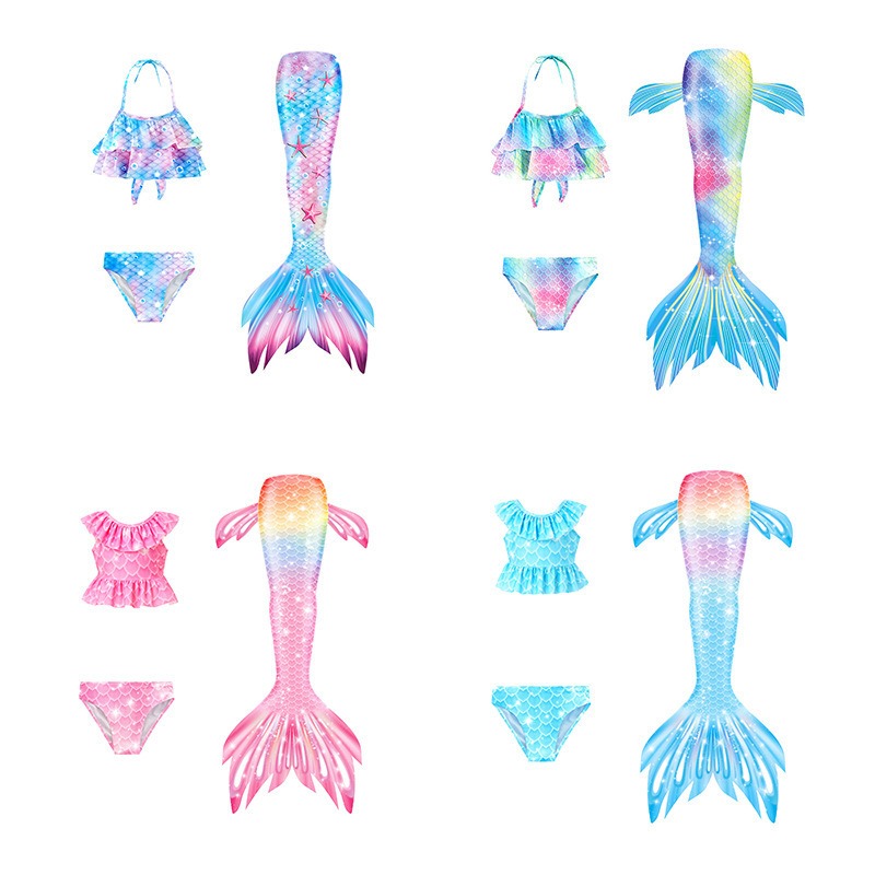 Girls Mermaid Tail Cosplay Cos - Aquatic Sports Wear recension och pris