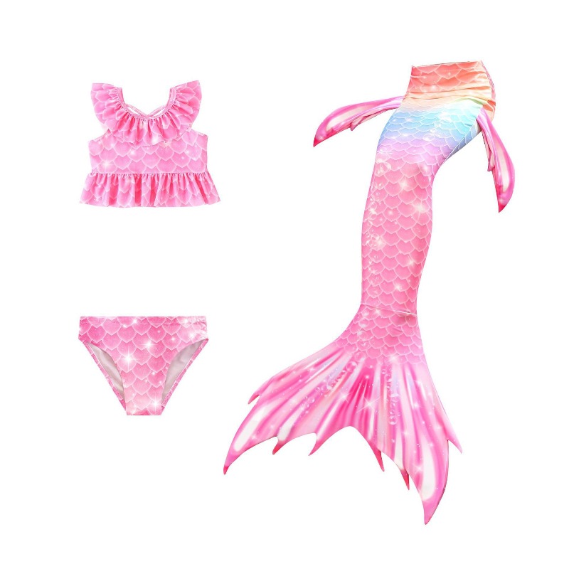 Girls Mermaid Tail Cosplay Cos - Aquatic Sports Wear recension och pris