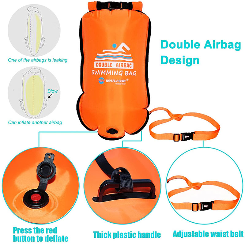 20L Waterproof Inflatable Swim - Swim Buoy Open Water recension och pris